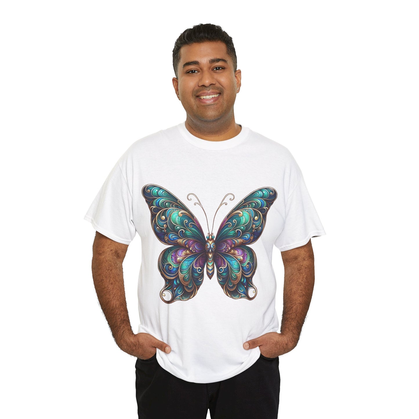 Vibrant Butterfly - Heavy Tee XL Range