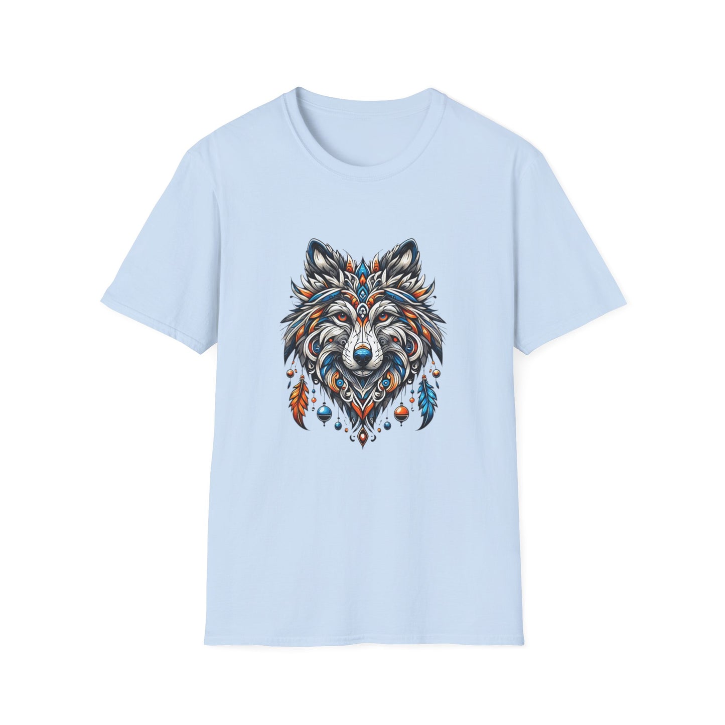 Tribal Wolf - Soft Style T-Shirt