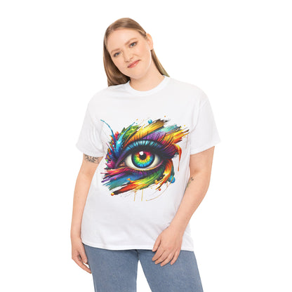 Colour Splash Eye - Heavy Tee XL Range