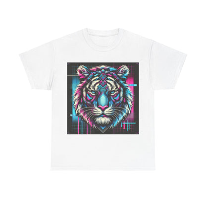 Futuristic Tiger - Heavy Cotton Tee