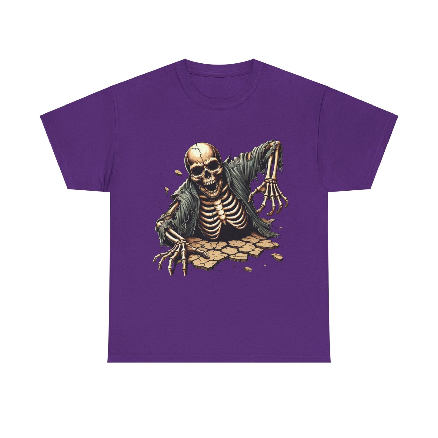 Spooky Skeleton - Heavy Cotton Tee