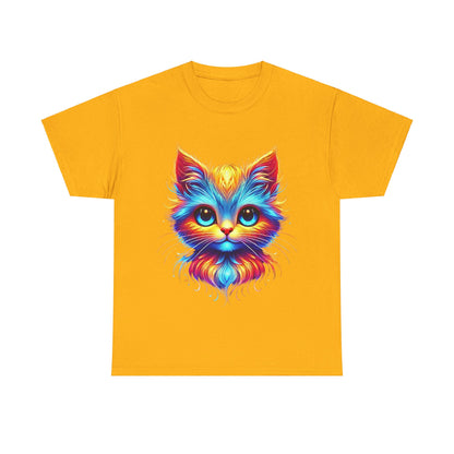 Vibrant Cat - Heavy Cotton Tee