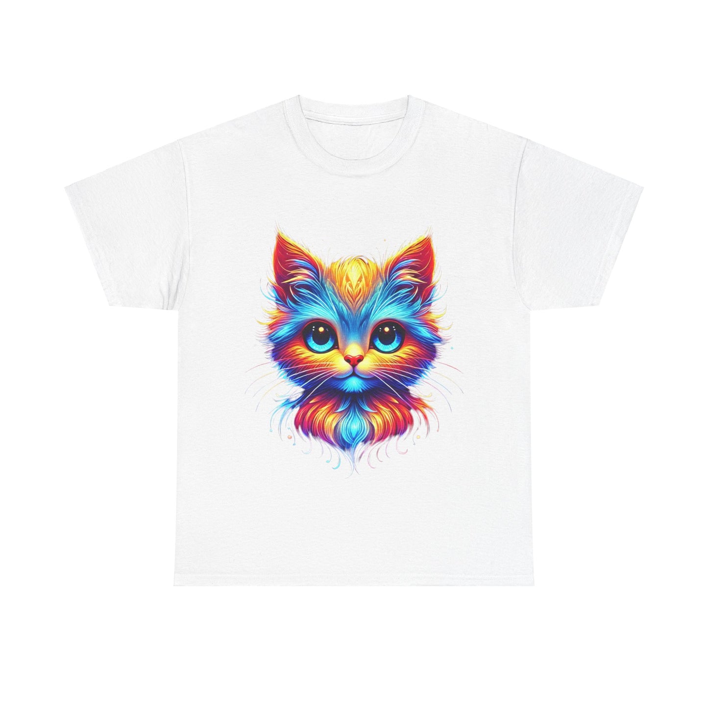 Vibrant Cat - Heavy Cotton Tee