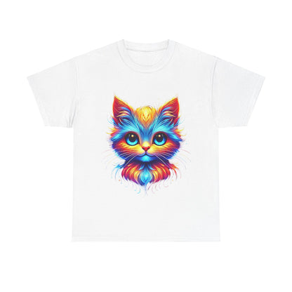 Vibrant Cat - Heavy Cotton Tee