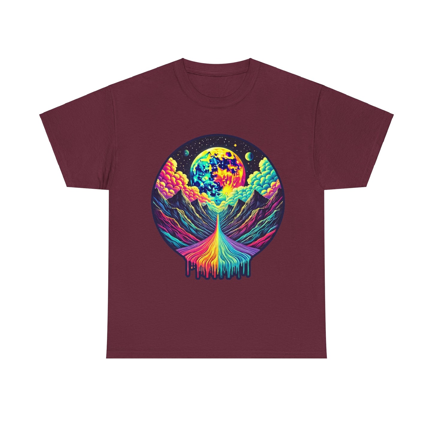 Vibrant Mountains - Heavy Cotton Tee