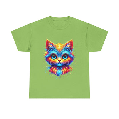 Vibrant Cat - Heavy Cotton Tee