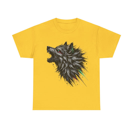 Edgy Wolf - Heavy Cotton Tee