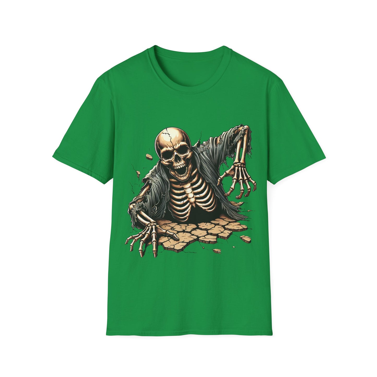 Spooky Skeleton - Soft Style T-Shirt