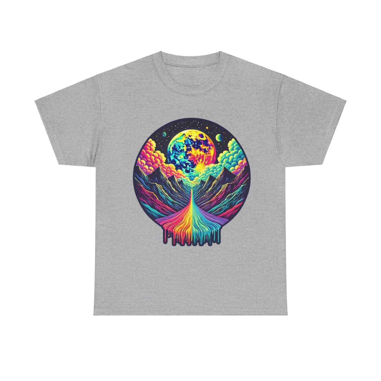 Vibrant Mountains - Heavy Cotton Tee