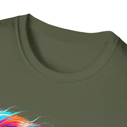 Colour Splash Horse - Soft Style T-Shirt