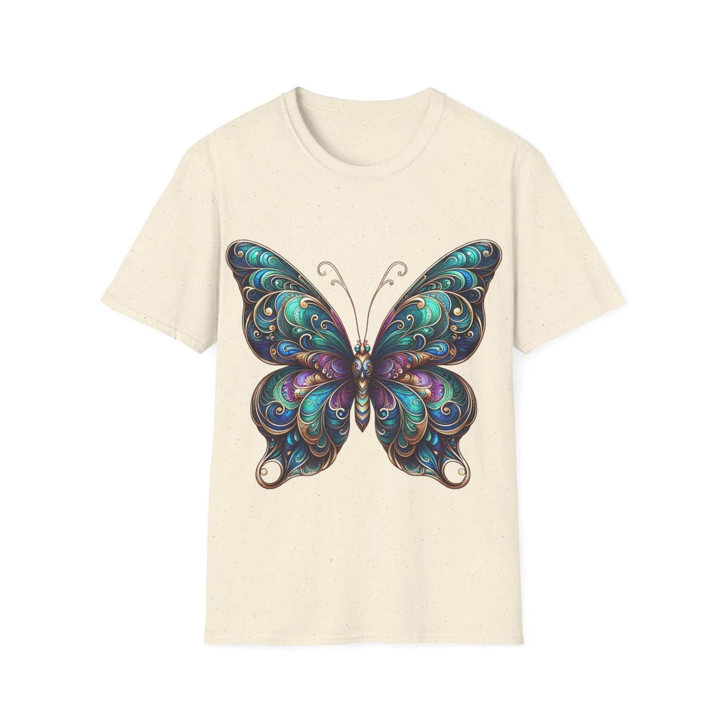 Vibrant Butterfly - Soft Style T-Shirt