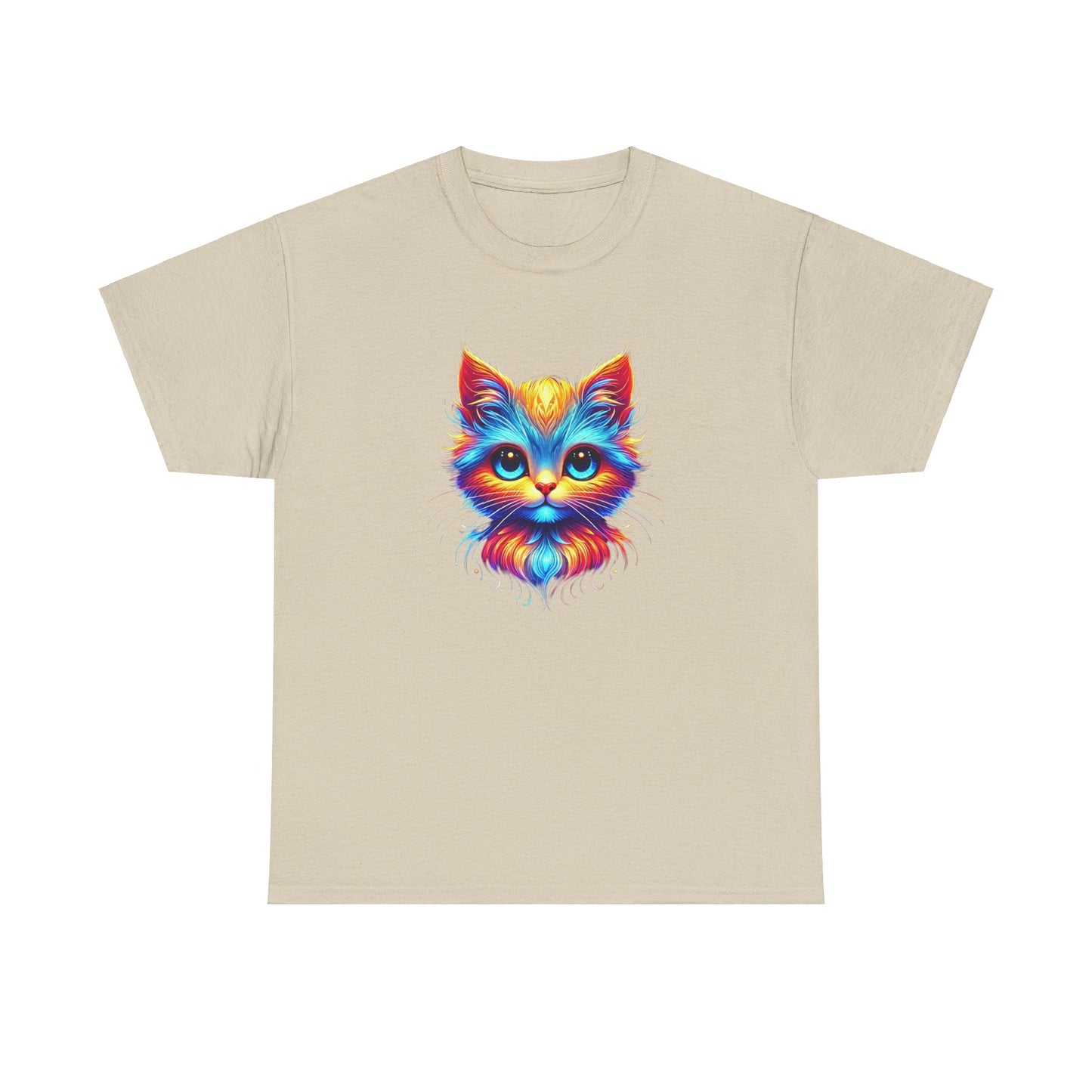 Vibrant Cat - Heavy Tee XL Range