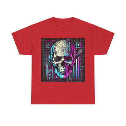 Futuristic Skull - Heavy Cotton Tee