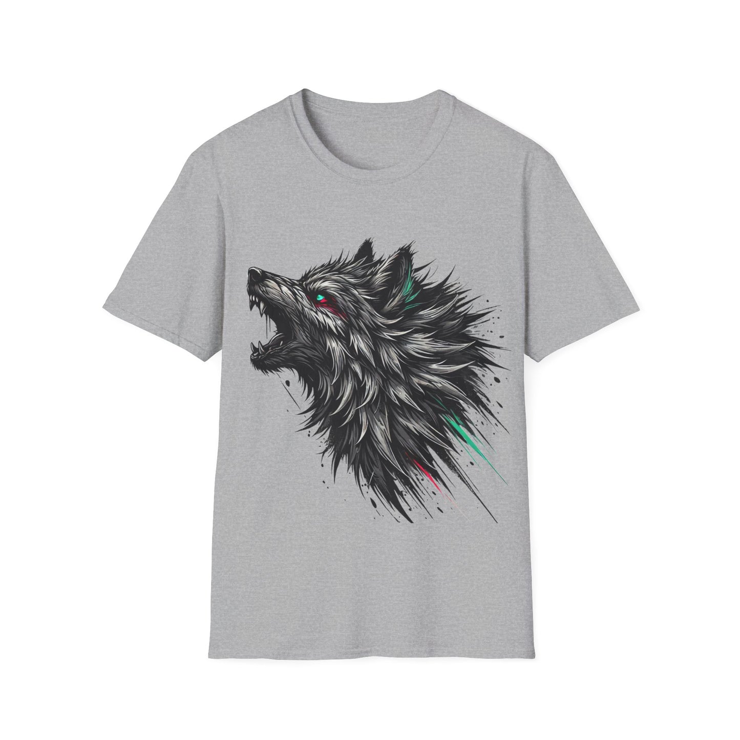 Edgy Wolf - Soft Style T-Shirt