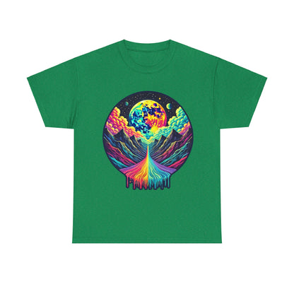 Vibrant Mountains - Heavy Cotton Tee