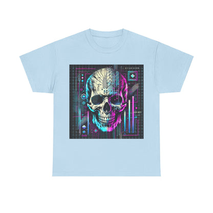 Futuristic Skull - Heavy Cotton Tee