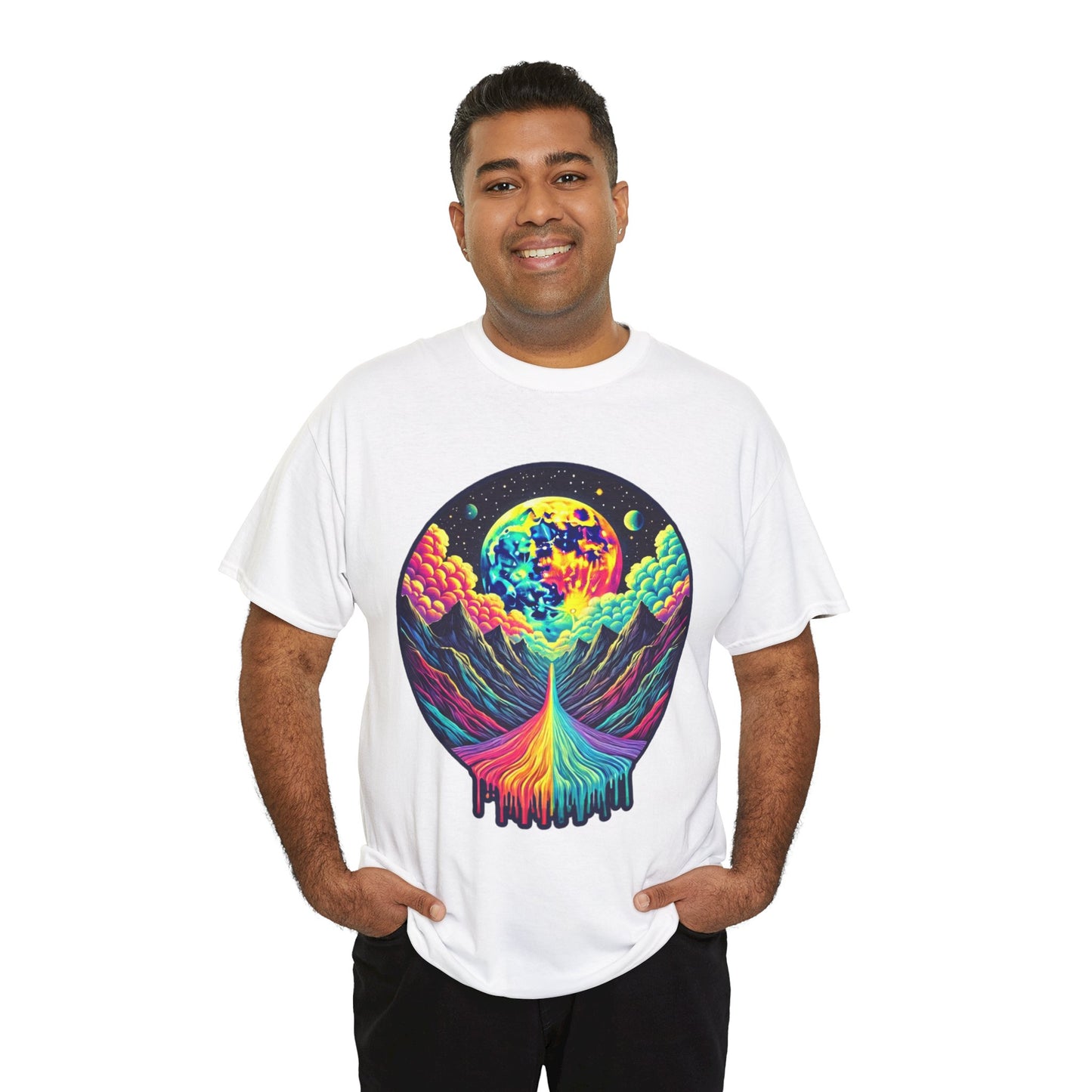 Vibrant Mountains - Heavy Tee XL Range