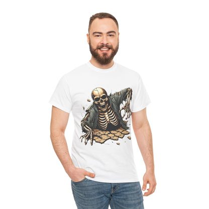 Spooky Skeleton - Heavy Cotton Tee