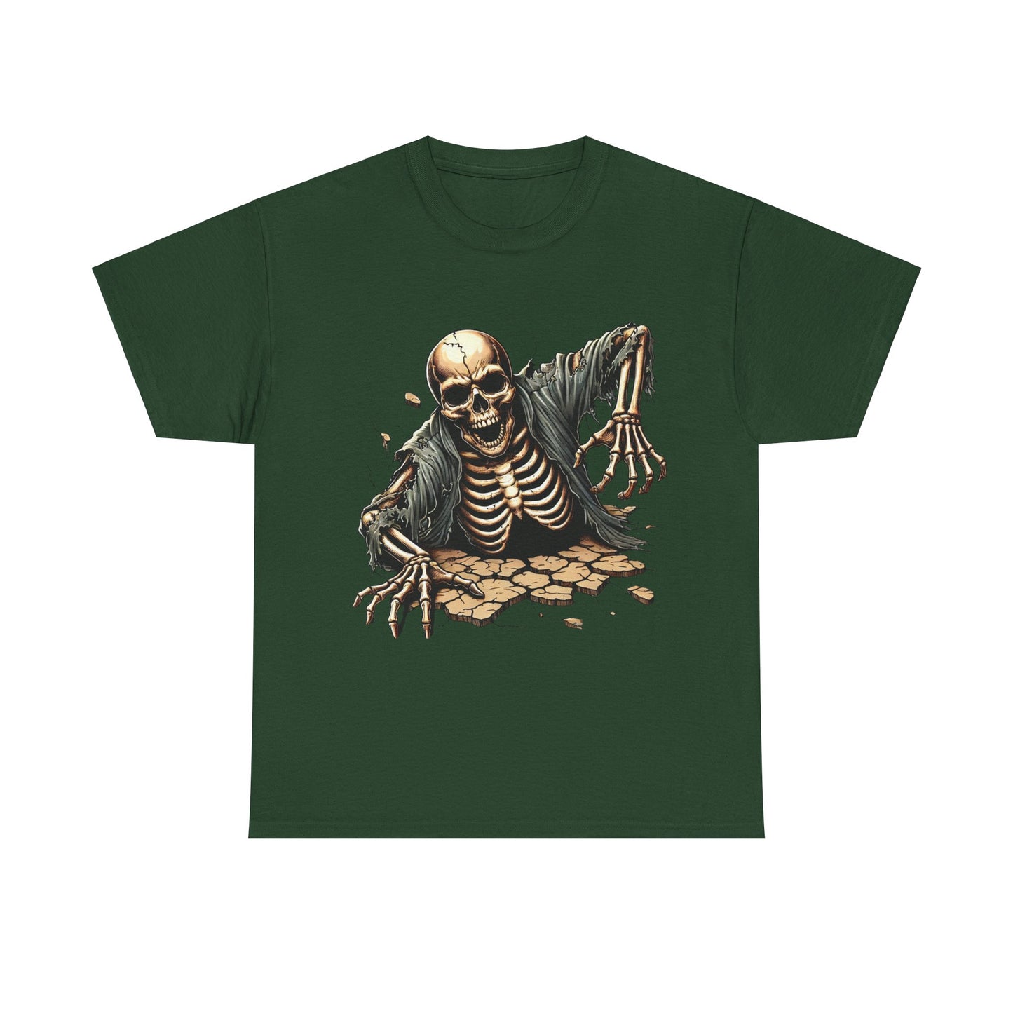 Spooky Skeleton - Heavy Cotton Tee