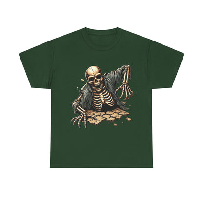 Spooky Skeleton - Heavy Cotton Tee