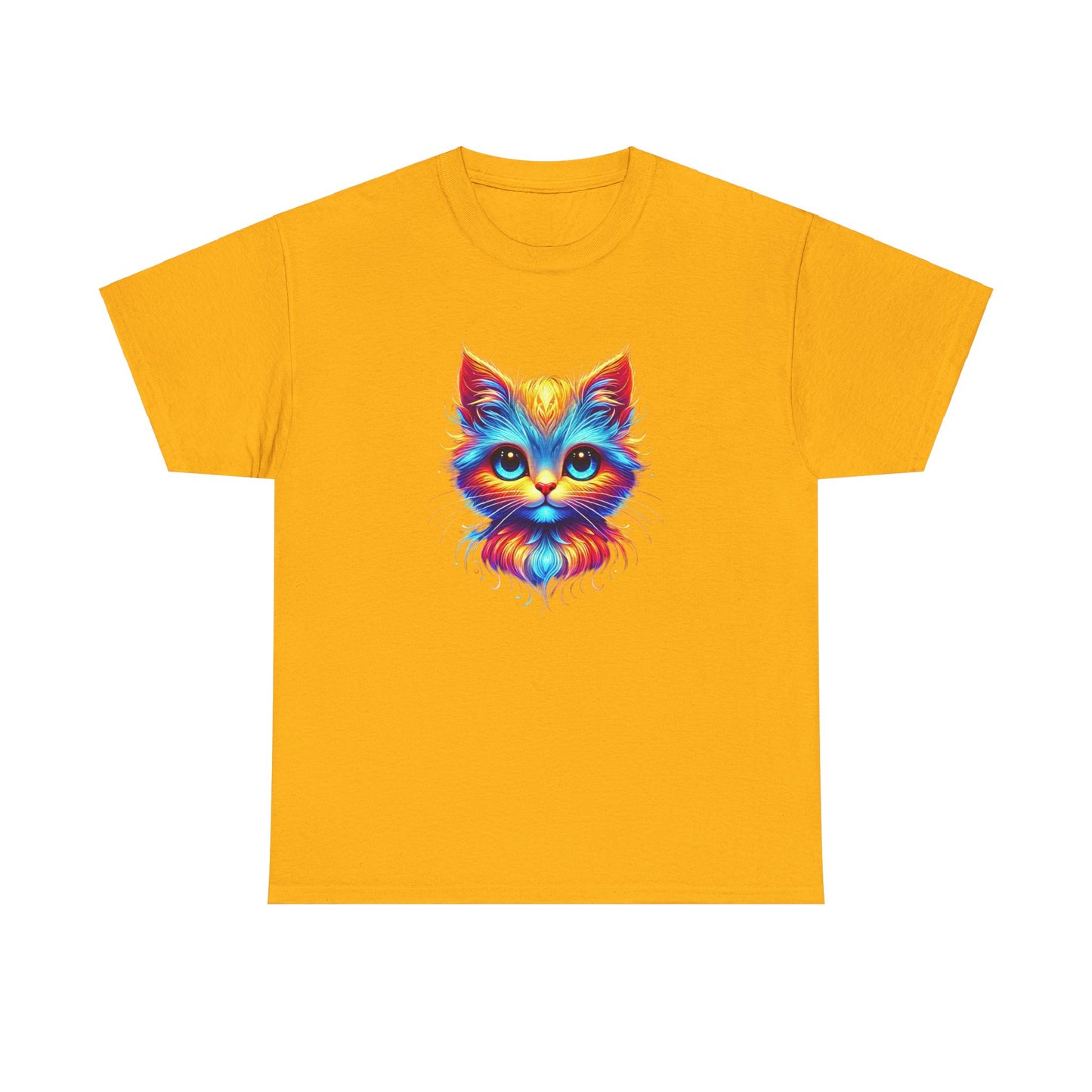 Vibrant Cat - Heavy Tee XL Range