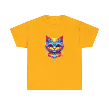 Vibrant Cat - Heavy Tee XL Range