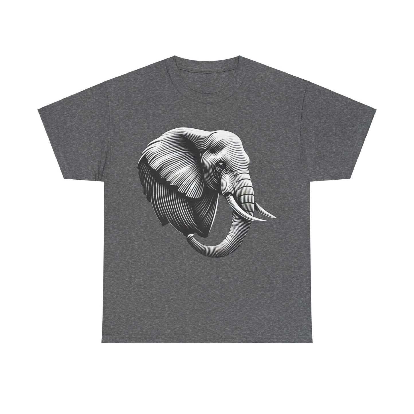 Elephant B&W - Heavy Cotton Tee