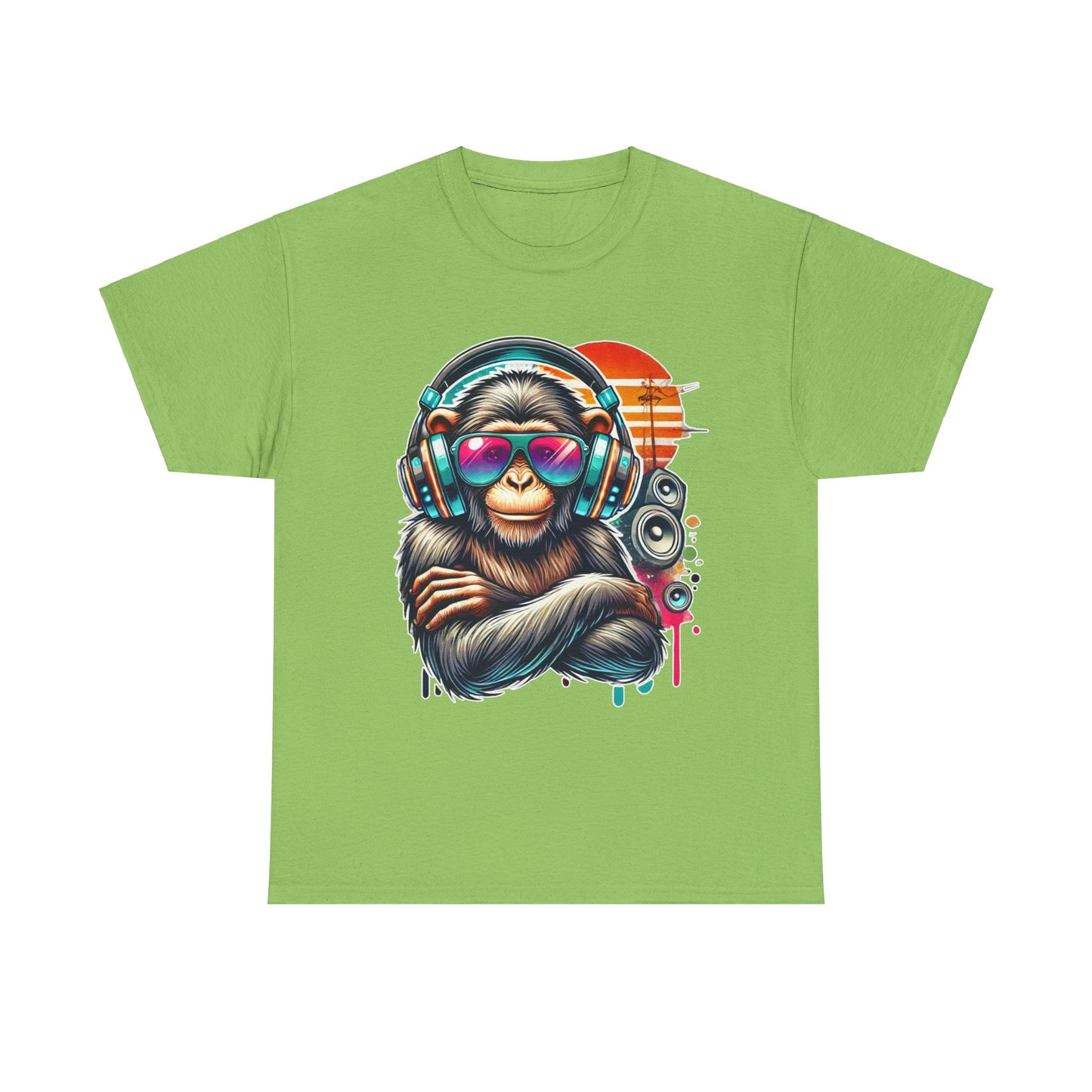 Music Monkey - Heavy Cotton Tee