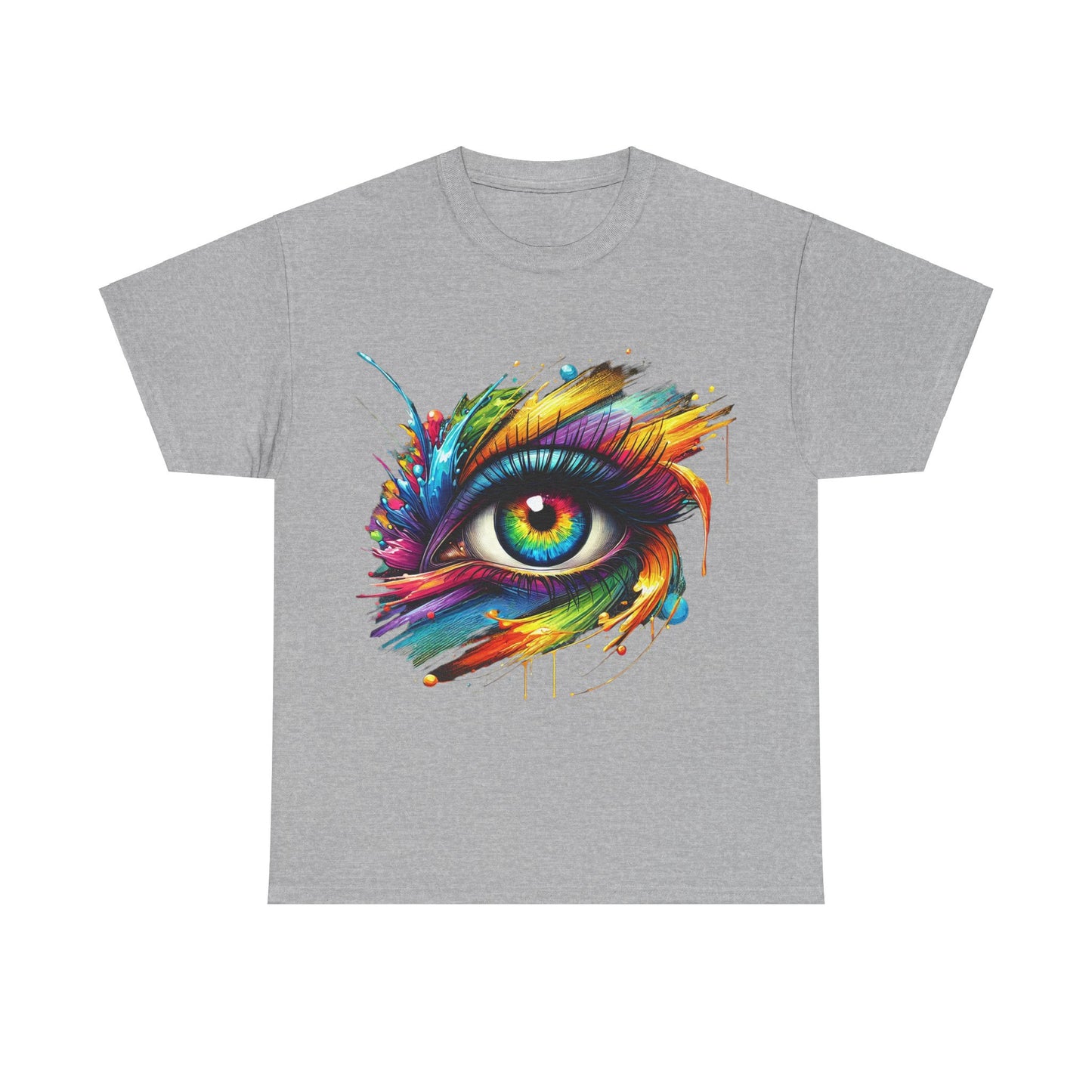 Colour Splash Eye - Heavy Tee XL Range