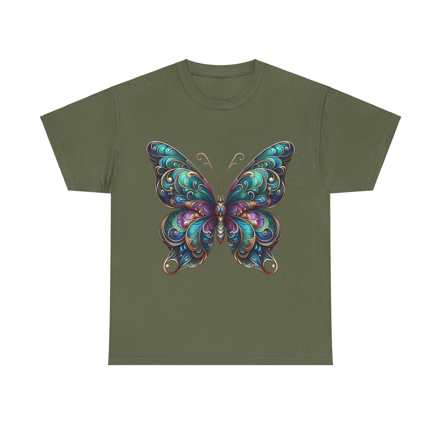 Vibrant Butterfly - Heavy Cotton Tee