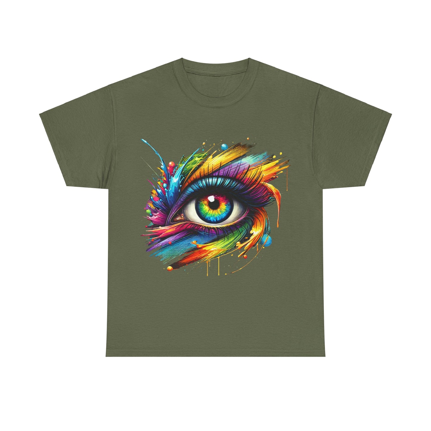 Colour Splash Eye - Heavy Tee XL Range