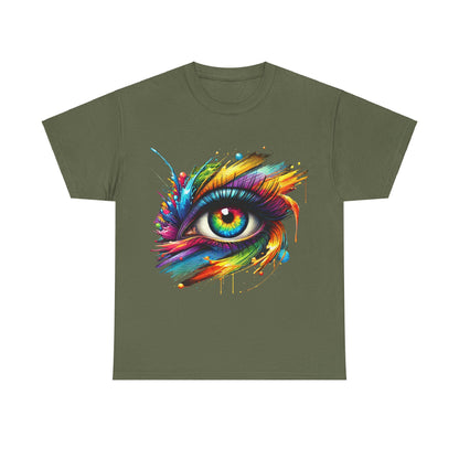 Colour Splash Eye - Heavy Tee XL Range