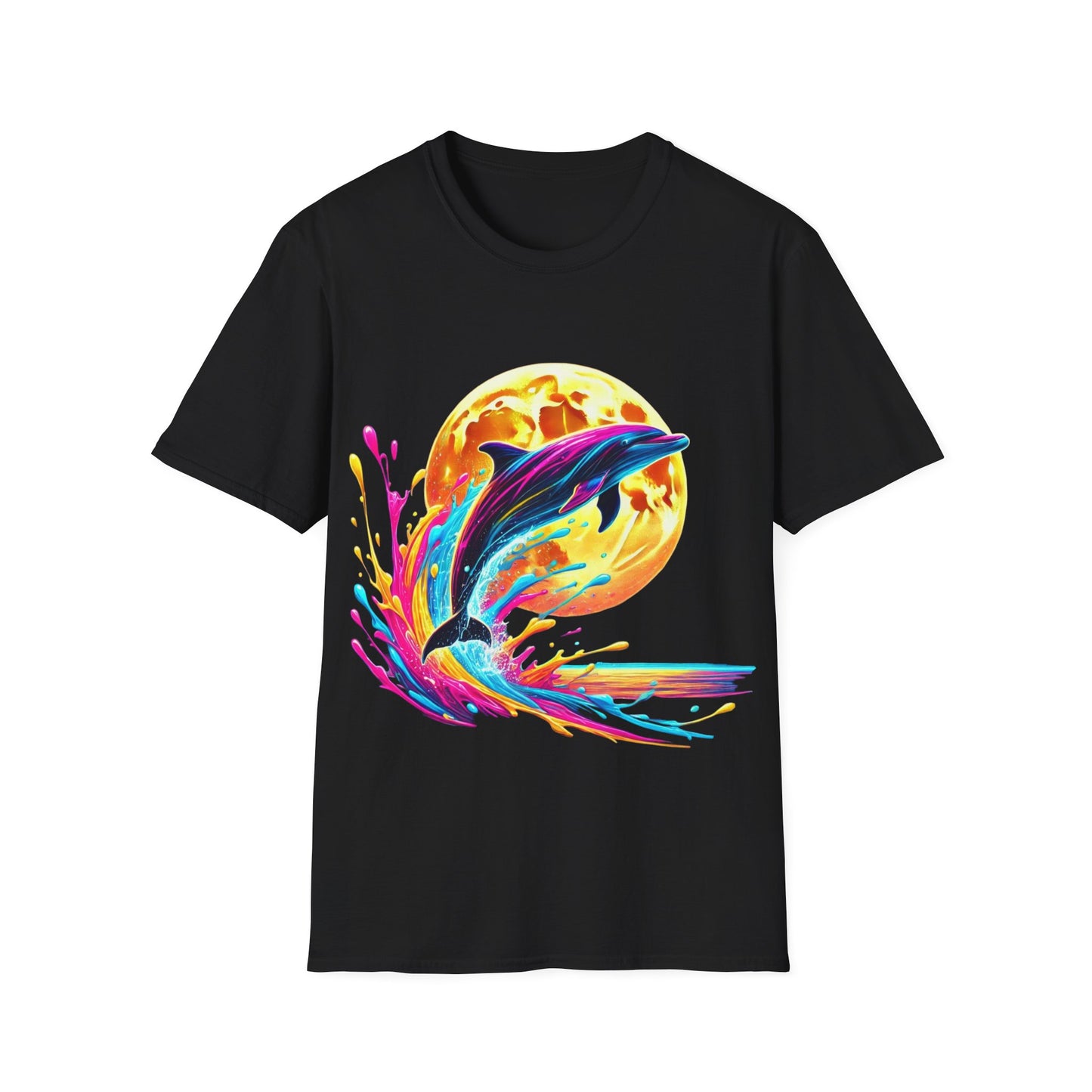 Colour Splash Dolphin - Classic Tee