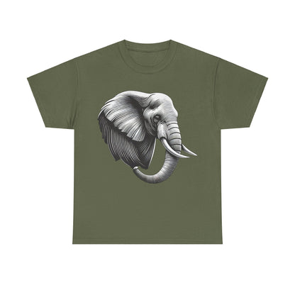 Elephant B&W - Heavy Cotton Tee