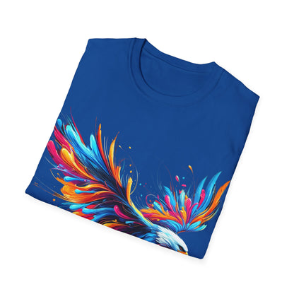 Colour Splash Eagle - Soft Style T-Shirt