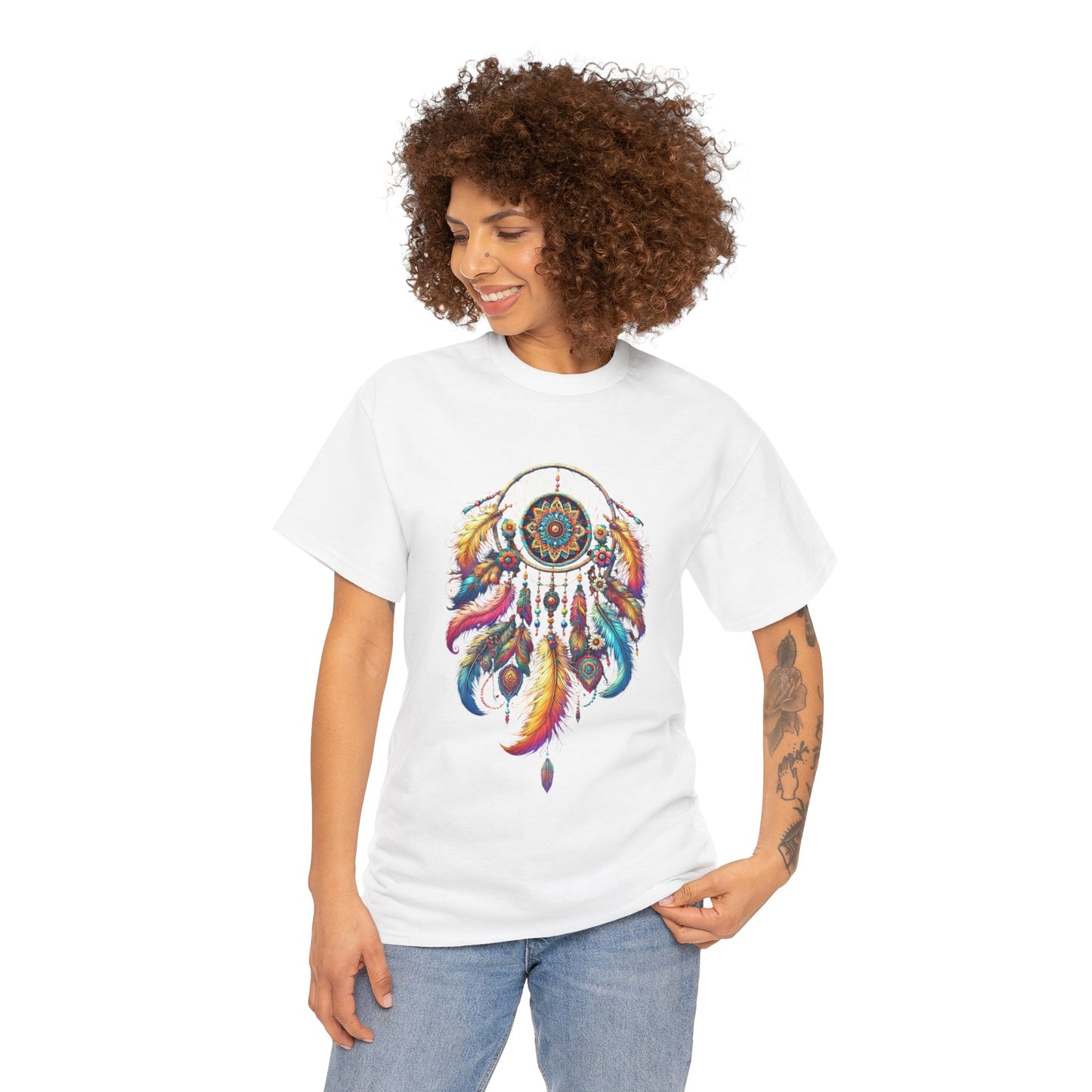 Vibrant Dreamcatcher - Heavy Cotton Tee