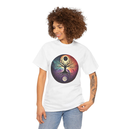 Cosmic Tree - Heavy Cotton Tee