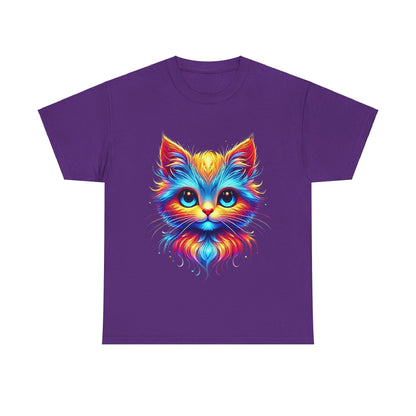 Vibrant Cat - Heavy Cotton Tee