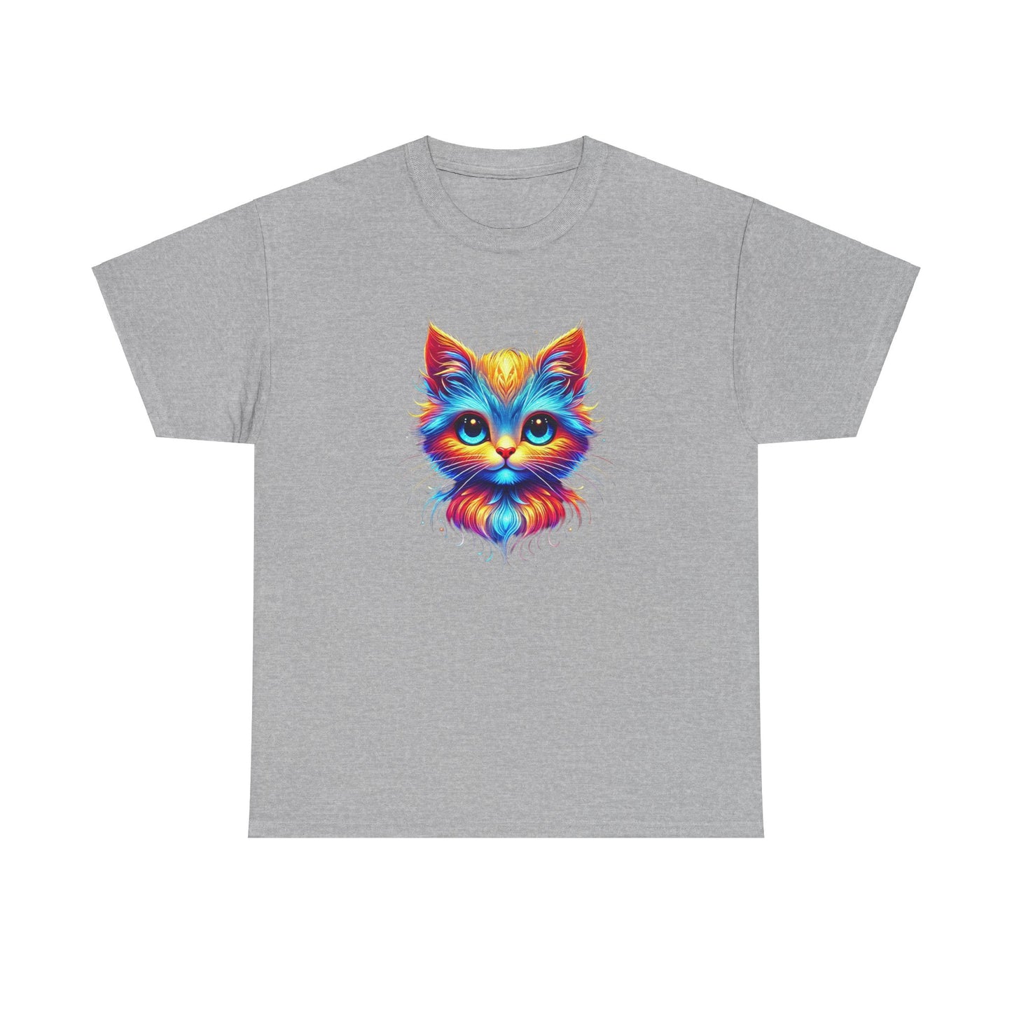 Vibrant Cat - Heavy Tee XL Range