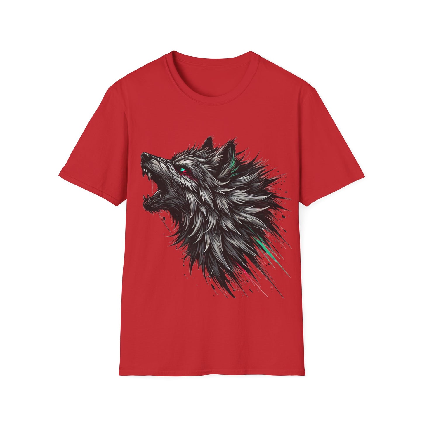 Edgy Wolf - Soft Style T-Shirt