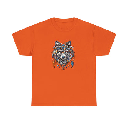 Tribal Wolf - Heavy Cotton Tee