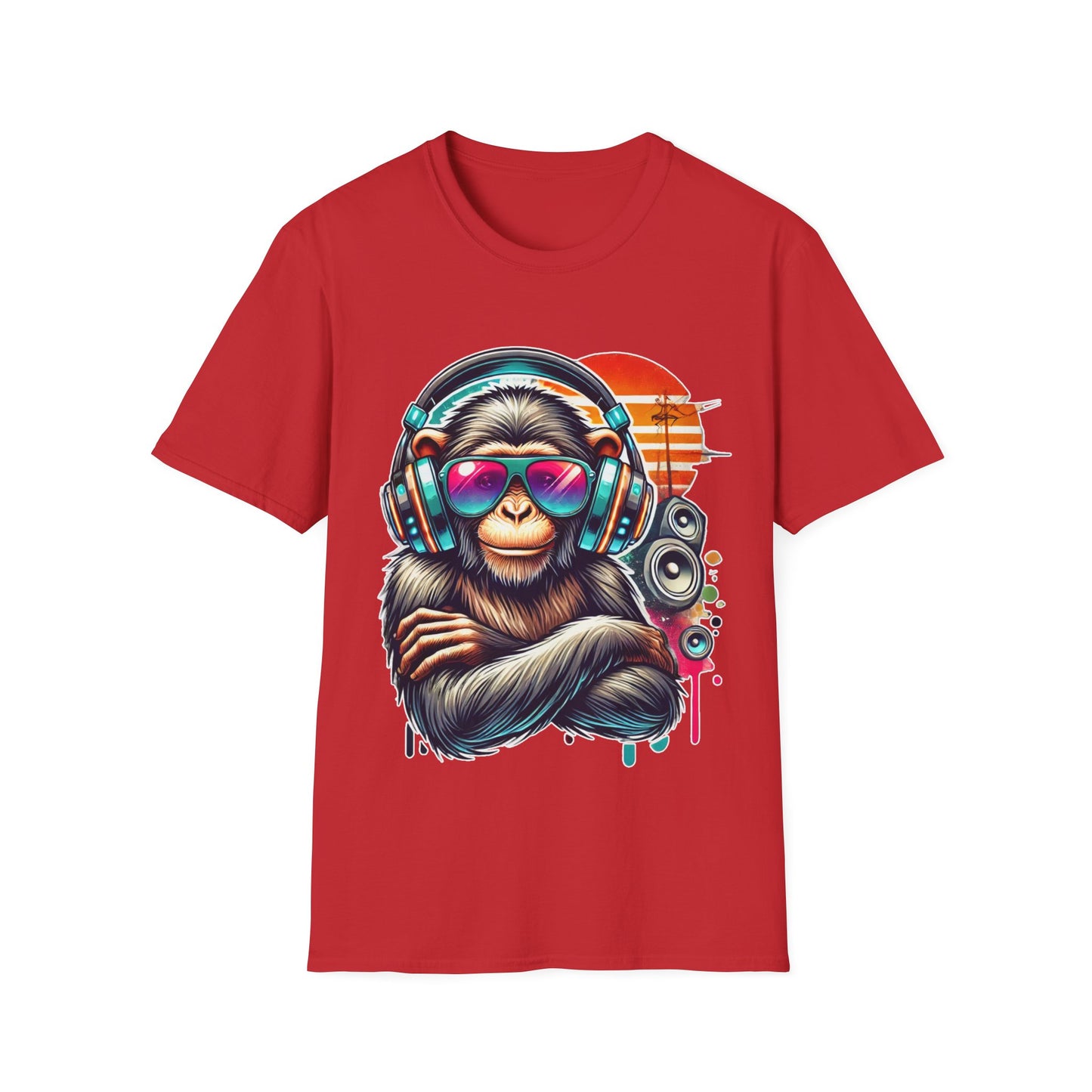 Music Monkey - Soft Style T-Shirt