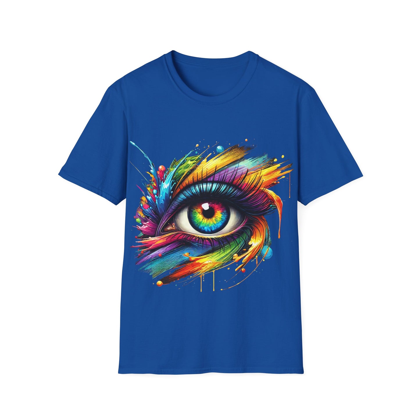 Colour Splash Eye - Soft Style T-Shirt