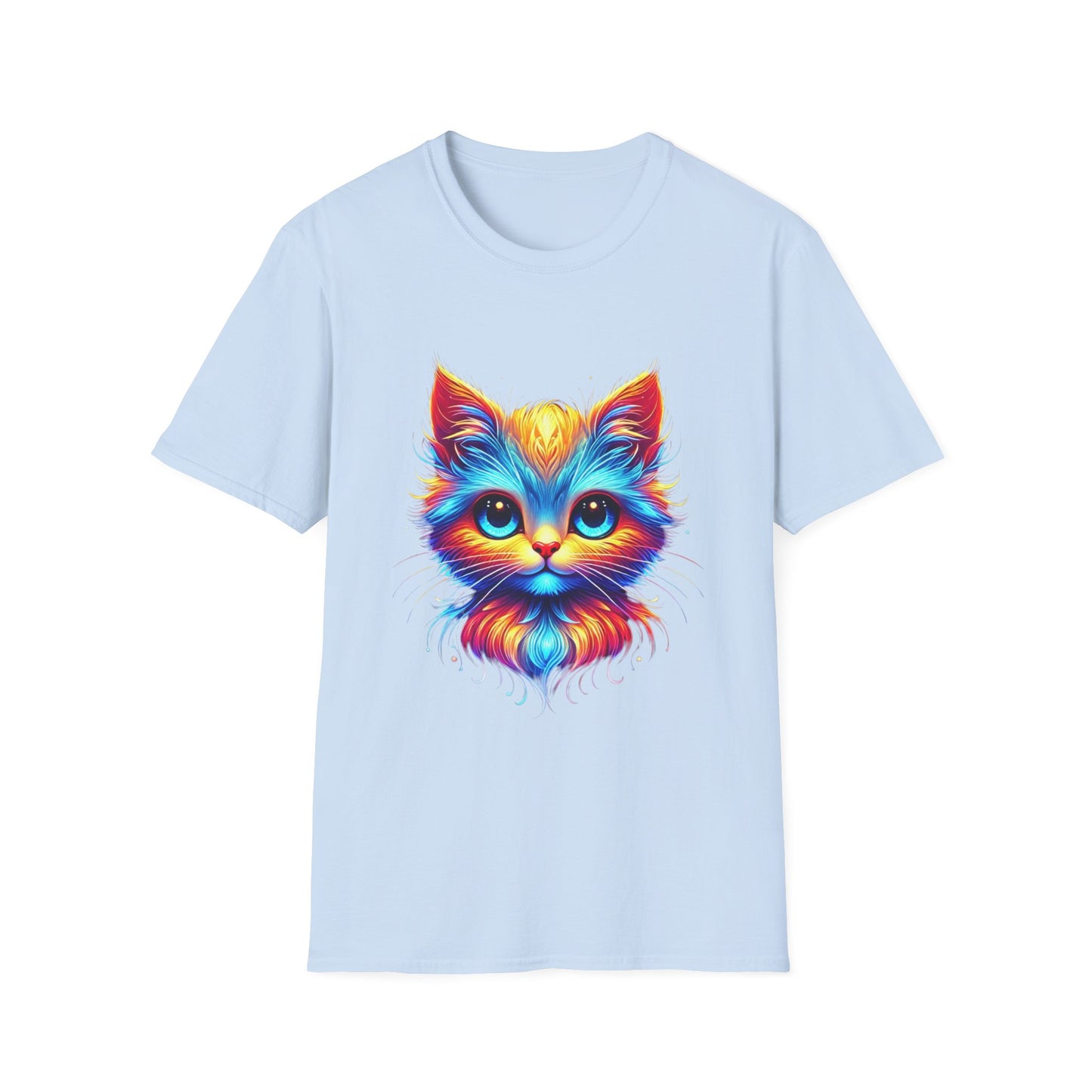 Vibrant Cat - Soft Style T-Shirt