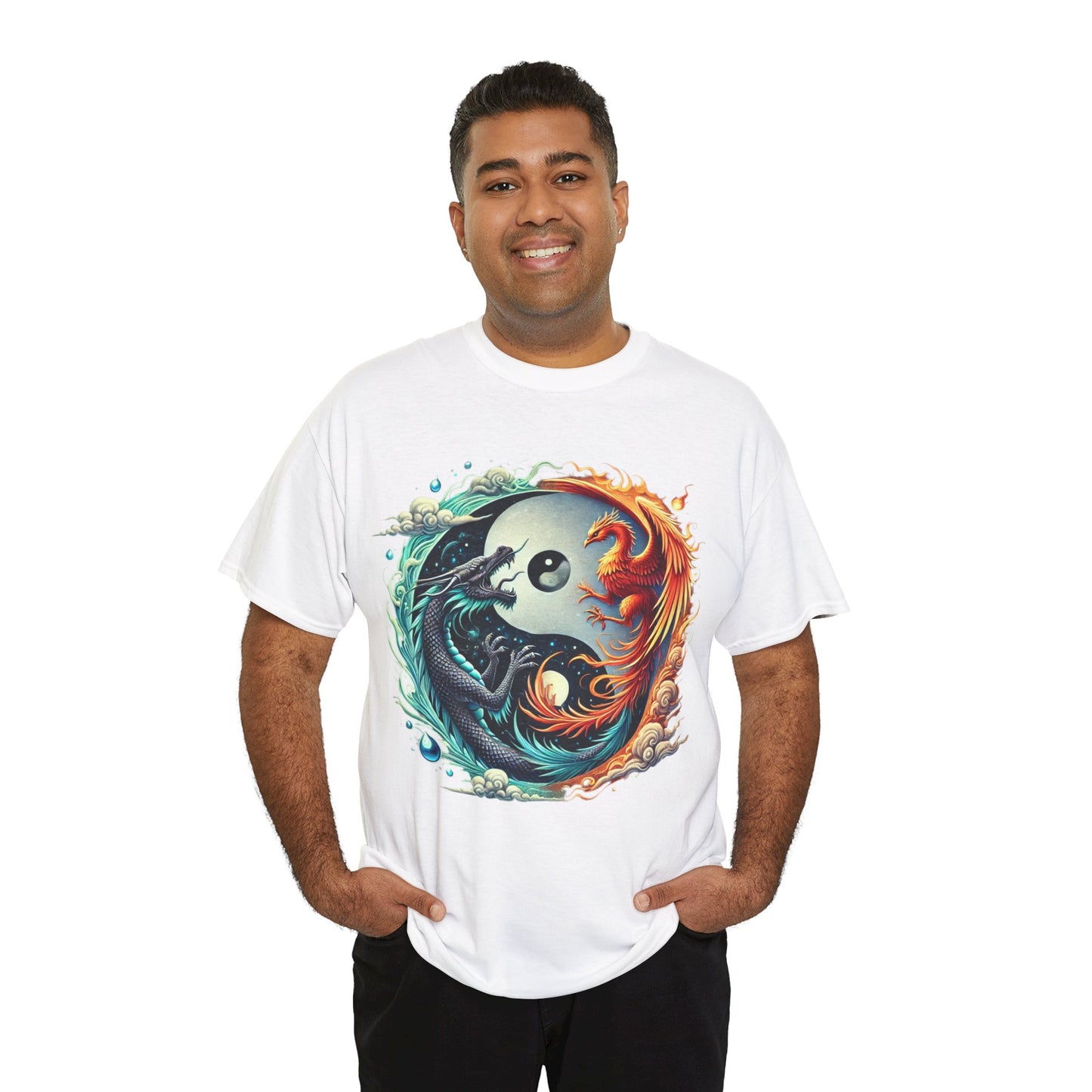 Mystical Yin & Yang - Heavy Tee XL Range