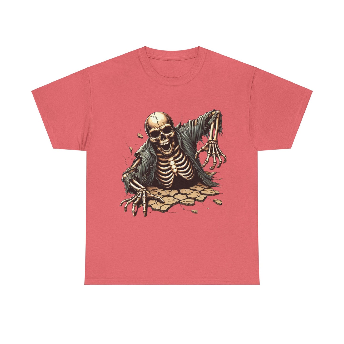 Spooky Skeleton - Heavy Cotton Tee