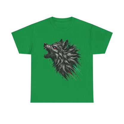 Edgy Wolf - Heavy Cotton Tee