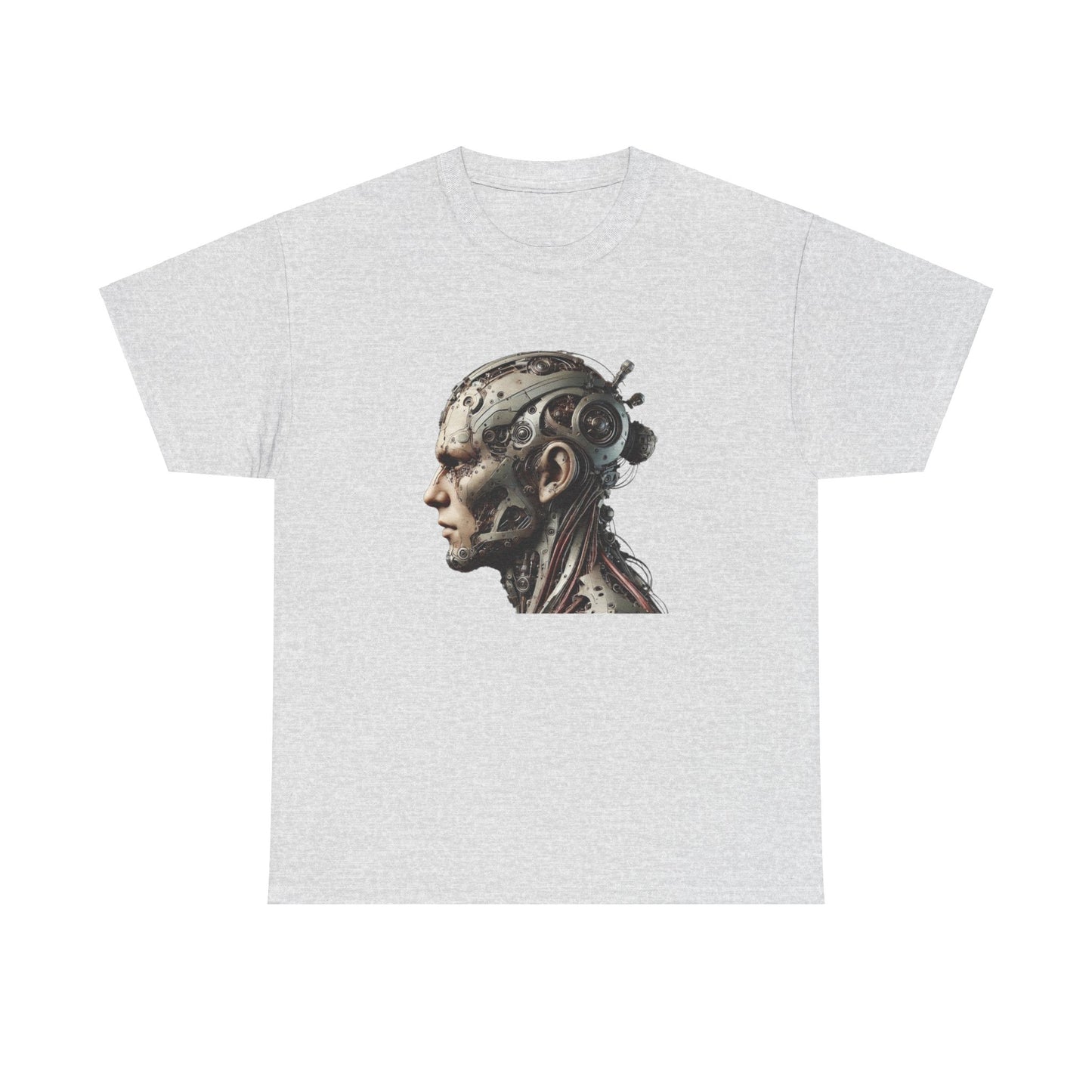 Cyborg Head - Heavy Cotton Tee