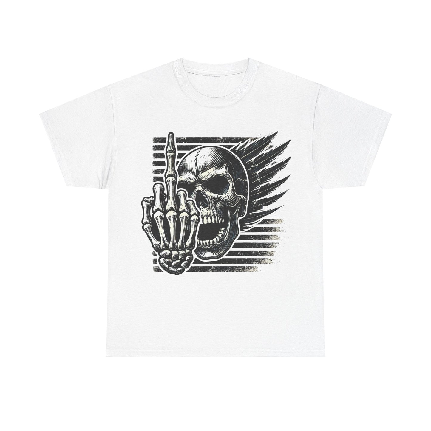 Rebellious Skull - Heavy Cotton Tee