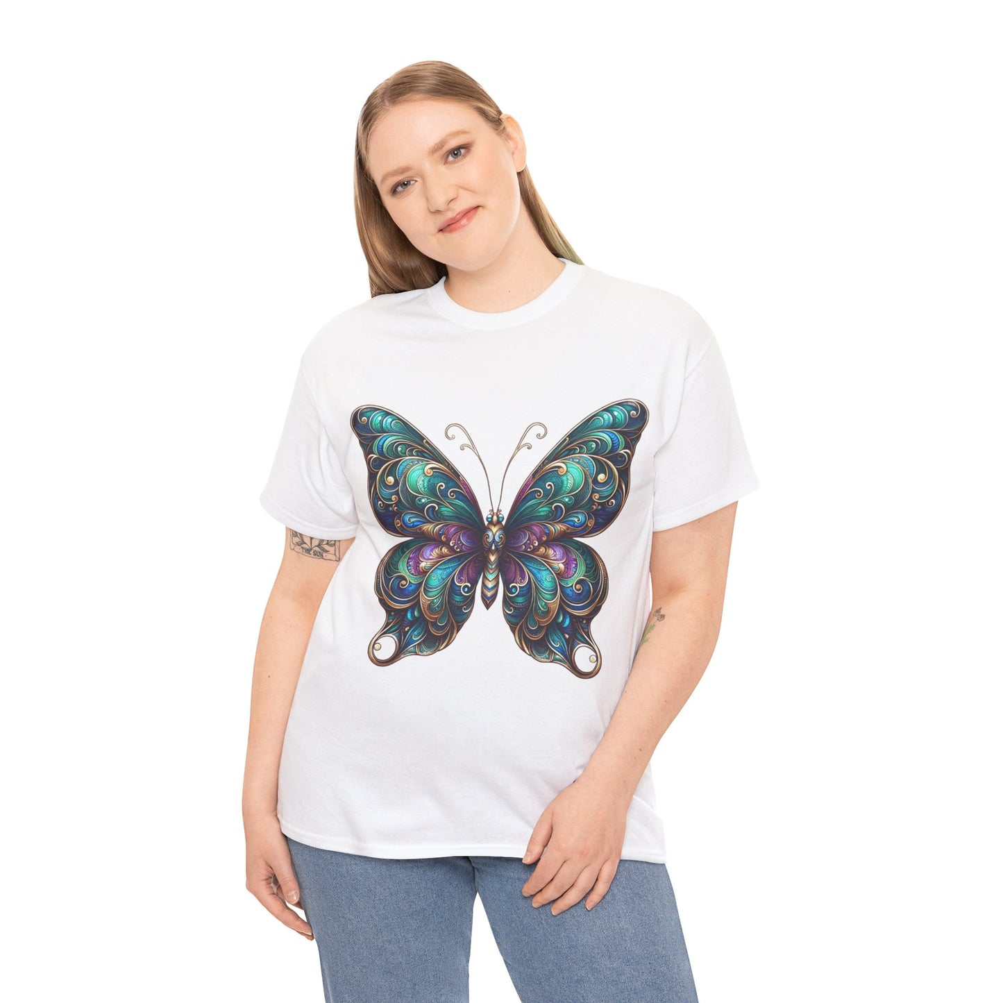 Vibrant Butterfly - Heavy Tee XL Range